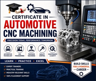 Certificate in Automotive CNC Machining