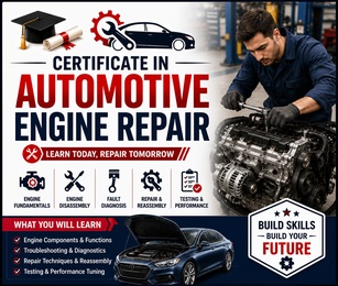 Certificate in Automotive Engine Repair